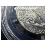1945 D Silver Walking Liberty Half Dollar