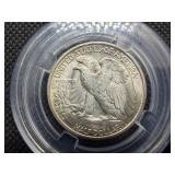 1946 S Silver Walking Liberty Half Dollar