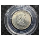 1949 D Silver Franklin Half Dollar
