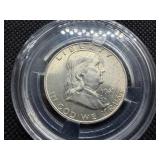 1949 D Silver Franklin Half Dollar