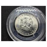 1950 D Silver Franklin Half Dollar