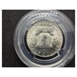 1950 D Silver Franklin Half Dollar