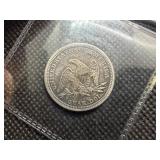 1854 Silver Seated Liberty Quarter