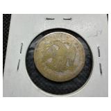 1876 Silver Seated Liberty Quarter