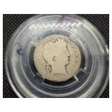1896 O Silver Barber Quarter