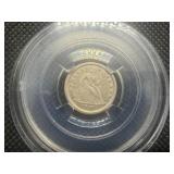 1856 Seated Liberty Dime