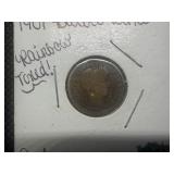 1901 Barber Dime Marked G4 When Purchased