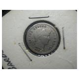 1908 D Barber Dime