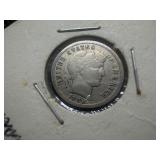 1908 D Barber Dime