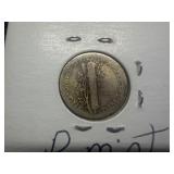 1916 Silver Mercury Dime