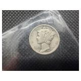 1937 S Silver Mercury Dime