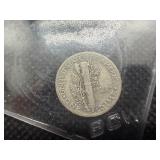 1937 S Silver Mercury Dime