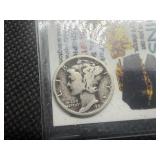 1941 D Silver Mercury Dime