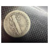 1941 D Silver Mercury Dime