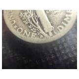 1941 D Silver Mercury Dime