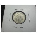 1942 D Silver Mercury Dime Marked XF-AU When Purchased
