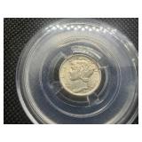 1943 S Silver Mercury Dime