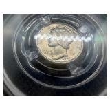 1943 S Silver Mercury Dime