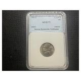 1943 D Jefferson Nickel NNC MS68 FS