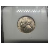 1944 S Jefferson Nickel Die Crack Error NNC MS67 Dome Lighting