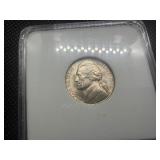 1944 S Jefferson Nickel Die Crack Error NNC MS67 Dome Lighting