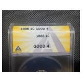 1888 1C ANACS Good 4