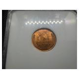 1939-D 1C NNC MS67 + Red