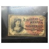 10 Cent Fractional Currency