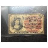 10 Cent Fractional Currency