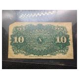 10 Cent Fractional Currency