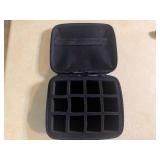 Black Storage Case for Organizing and Protecting Graded Coins and other Collectibles.