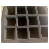 Black Storage Case for Organizing and Protecting Graded Coins and other Collectibles.