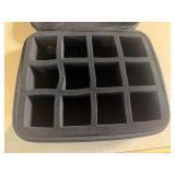Black Storage Case for Organizing and Protecting Graded Coins and other Collectibles.