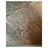 Signed Abstract Painting 50 X 40 in