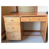 Wooden 3-Drawer Desk, Handcrafted