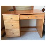 Wooden 3-Drawer Desk, Handcrafted