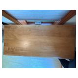 Wood Dresser With Brass Pulls, Handcrafted