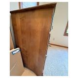 Wood Dresser With Brass Pulls, Handcrafted