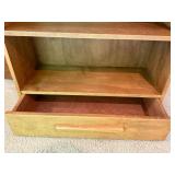 Wood Bookcase With Drawer