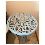 Ornate Cast Iron Plant Stand Table