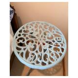 Ornate Cast Iron Plant Stand Table