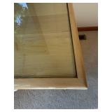 Wood Desk & Bookshelf Set (Lot of 2), handcrafted