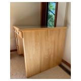 Wood Desk & Bookshelf Set (Lot of 2), handcrafted