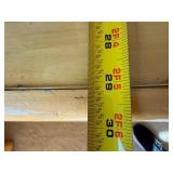 Wood Desk & Bookshelf Set (Lot of 2), handcrafted