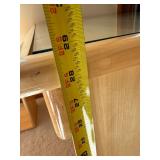 Wood Desk & Bookshelf Set (Lot of 2), handcrafted