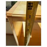 Wood Desk & Bookshelf Set (Lot of 2), handcrafted