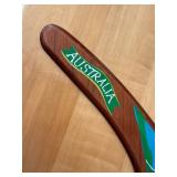 Handmade Boomerang & Display Stand (Lot of 2)