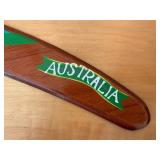 Handmade Boomerang & Display Stand (Lot of 2)