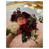 Artificial Flower Mixed Lot - Bouquets, Stems & Rose Heads