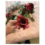 Artificial Flower Mixed Lot - Bouquets, Stems & Rose Heads